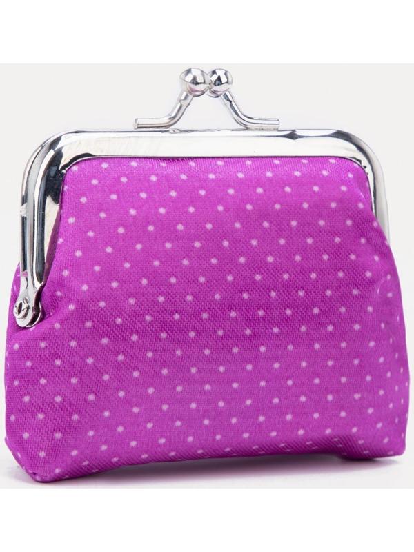 Кошелёк на фермуаре, цвет фиолетовый