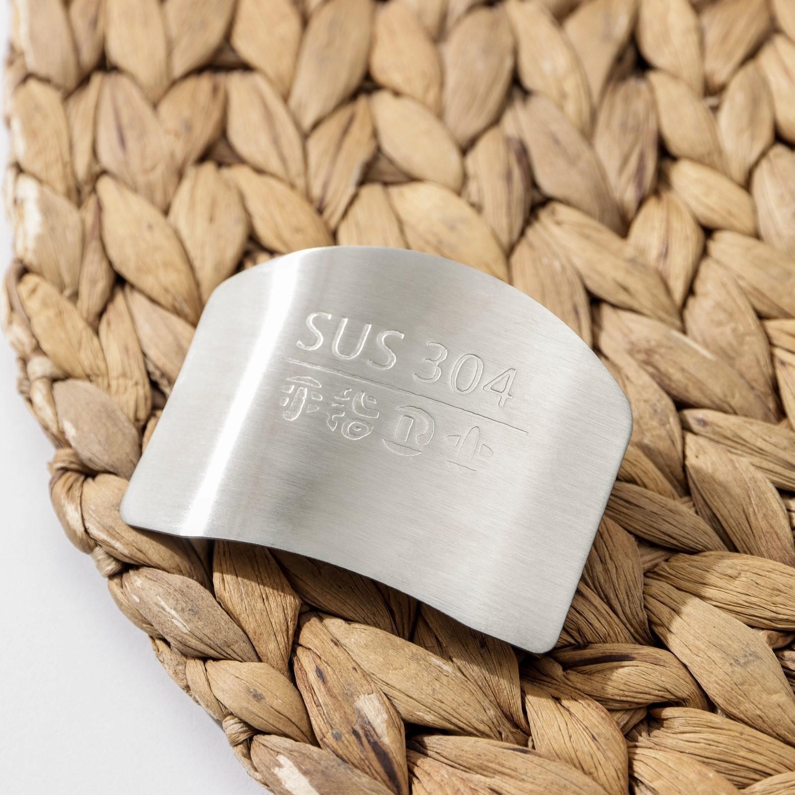 Защитная пластина для пальцев при нарезке, нержавеющая сталь