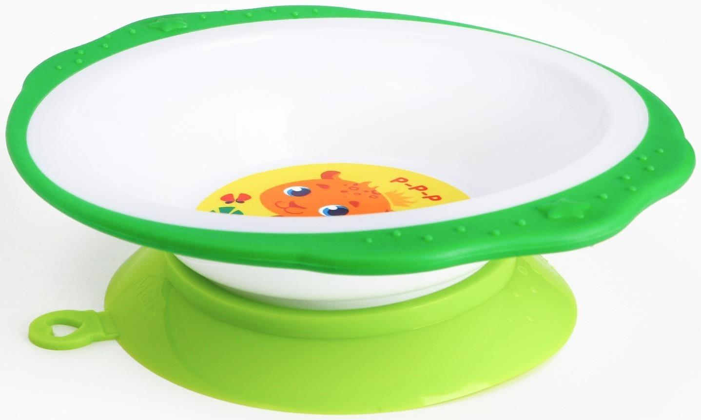 Набор детской посуды «Леопард», тарелка на присоске 250мл, вилка, ложка