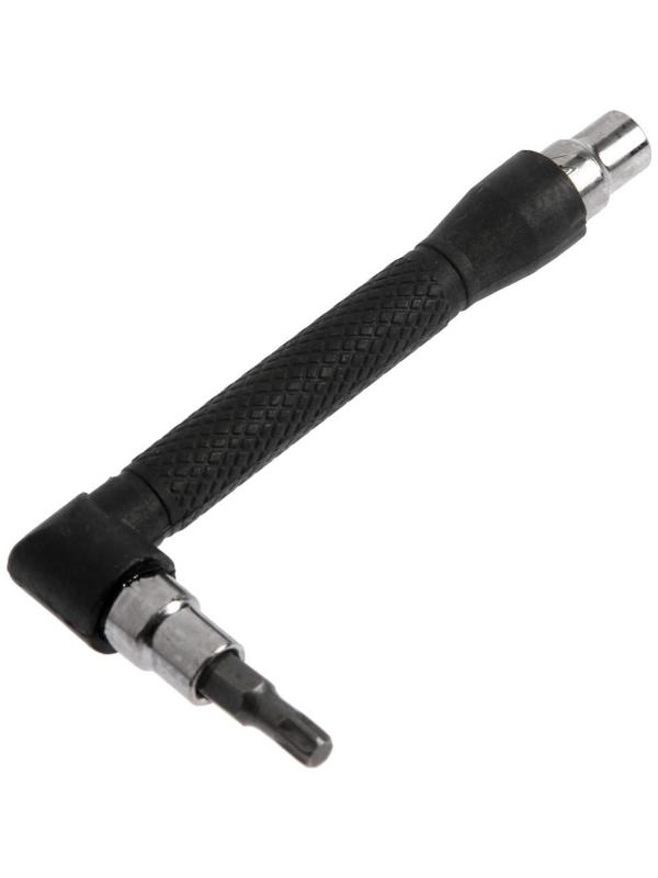 Вороток-отвертка с набором бит ЛОМ, Г-образный, 11 предметов