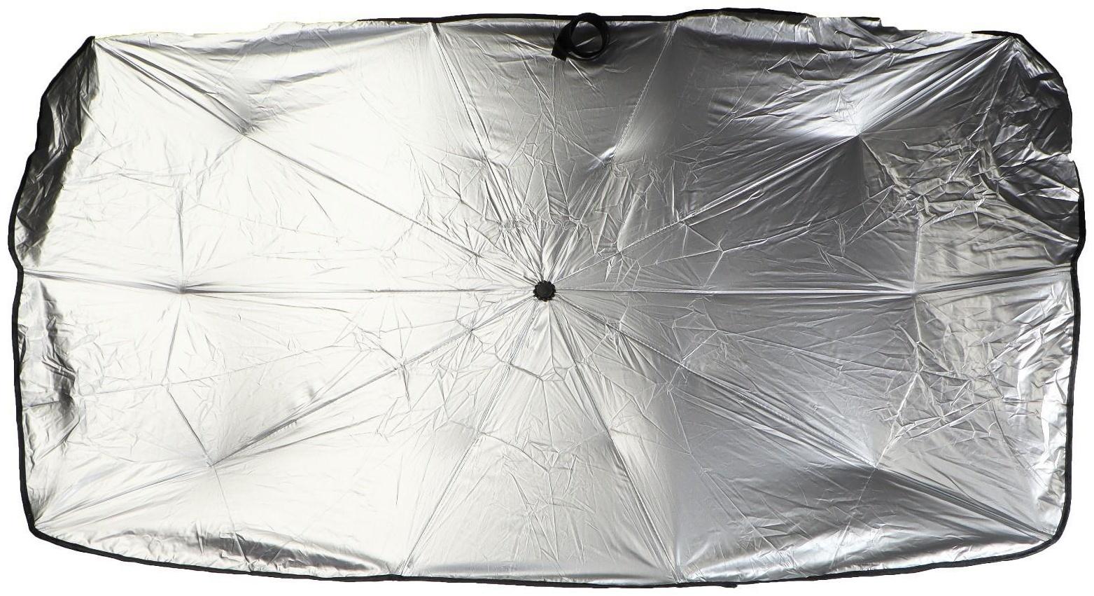 Экран солнцезащитный Cartage на лобовое стекло, зонт, 115×65 см