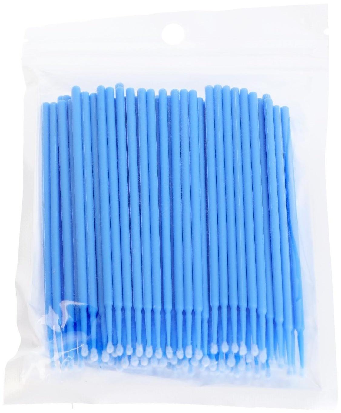 Щетка для детейлинга, набор 100 шт, синий