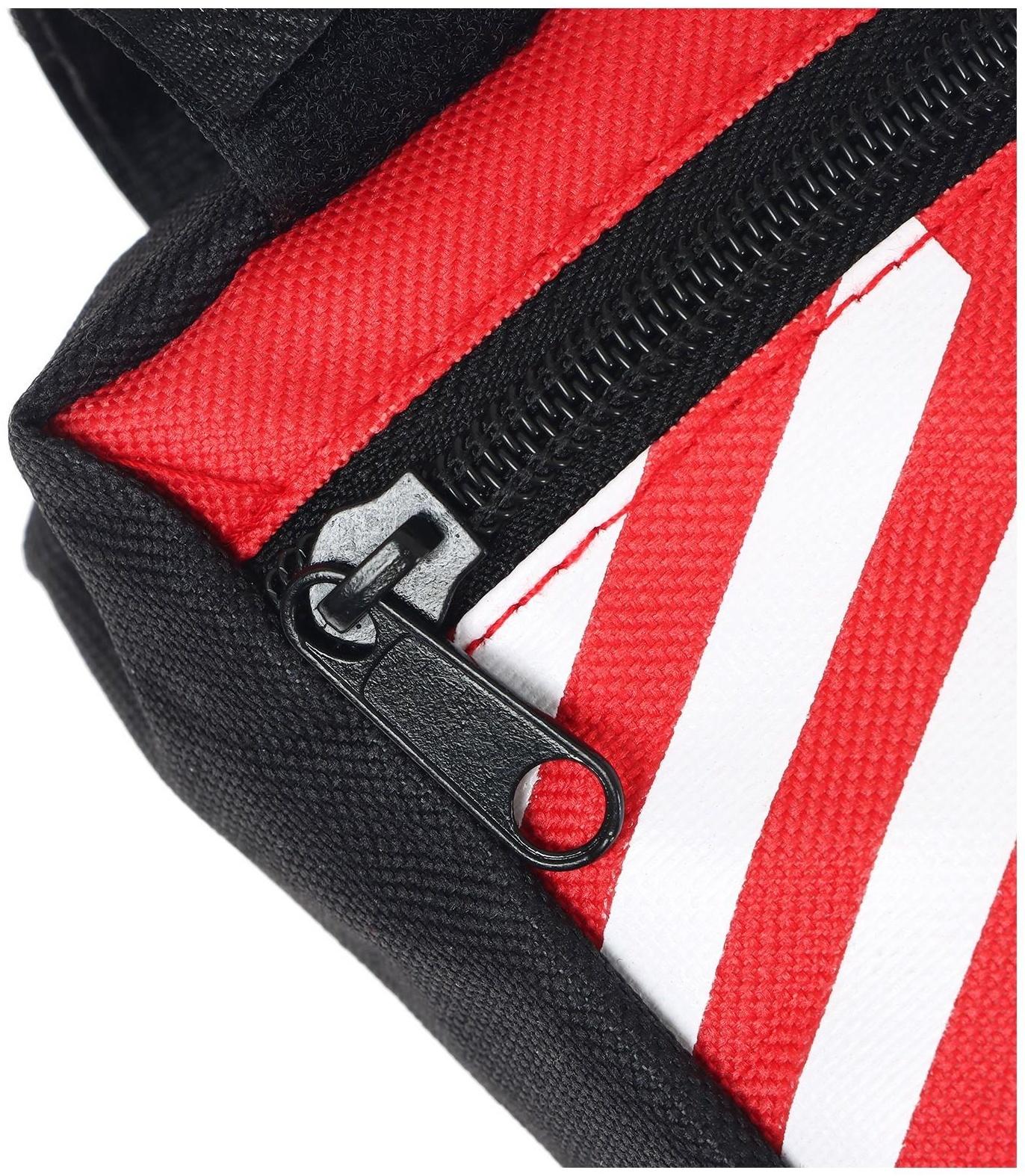 Велосумка подрамная с отсеком для бутылки, цвет красный