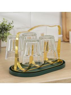 Подставка для кружек Доляна «Империя», 6 крючков