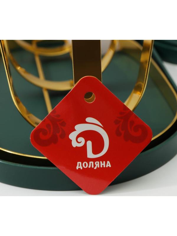 Подставка для кружек Доляна «Империя», 6 крючков