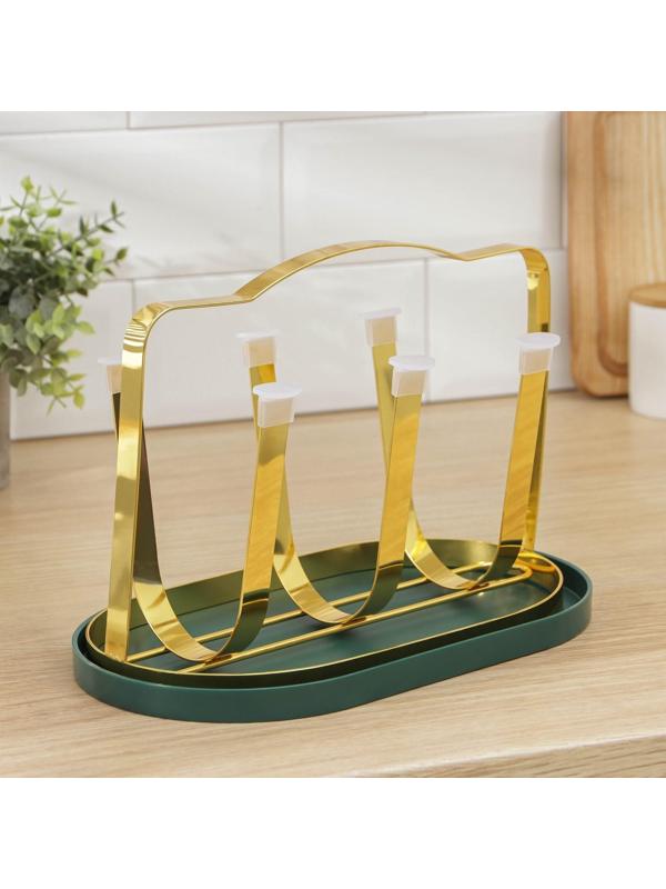 Подставка для кружек Доляна «Империя», 6 крючков