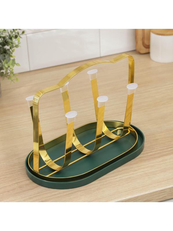 Подставка для кружек Доляна «Империя», 6 крючков