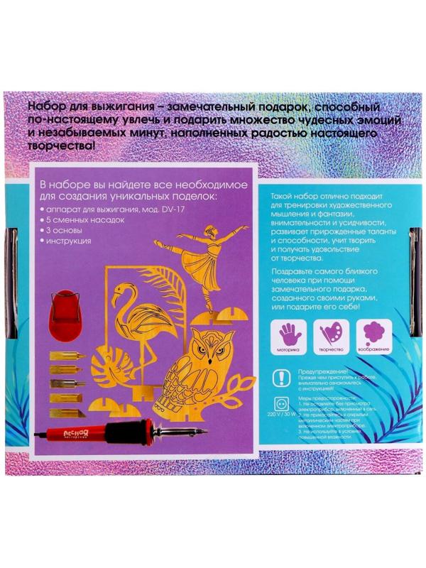 Набор для творчества. Выжигание по дереву «Подставки для украшений»