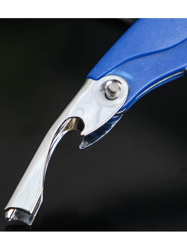 Штопор складной Доляна «Акула», нержавеющая сталь, цвет МИКС