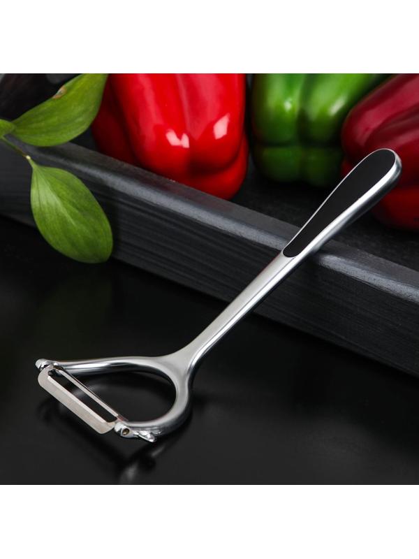 Овощечистка горизонтальная «Идея» нержавеющая сталь, цвет чёрный