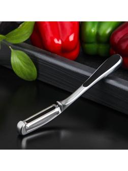 Овощечистка вертикальная «Идея» нержавеющая сталь, цвет чёрный