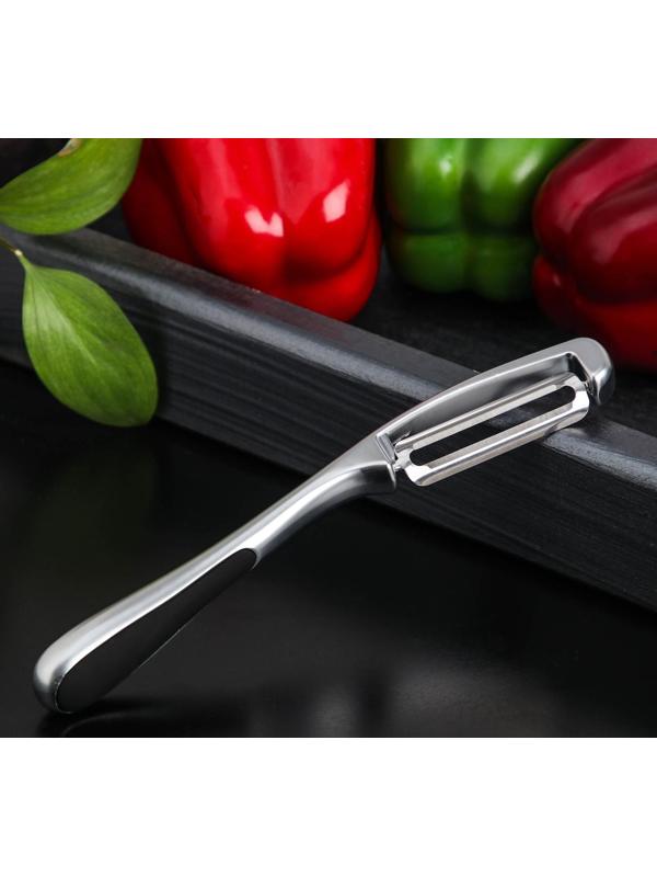 Овощечистка вертикальная «Идея» нержавеющая сталь, цвет чёрный