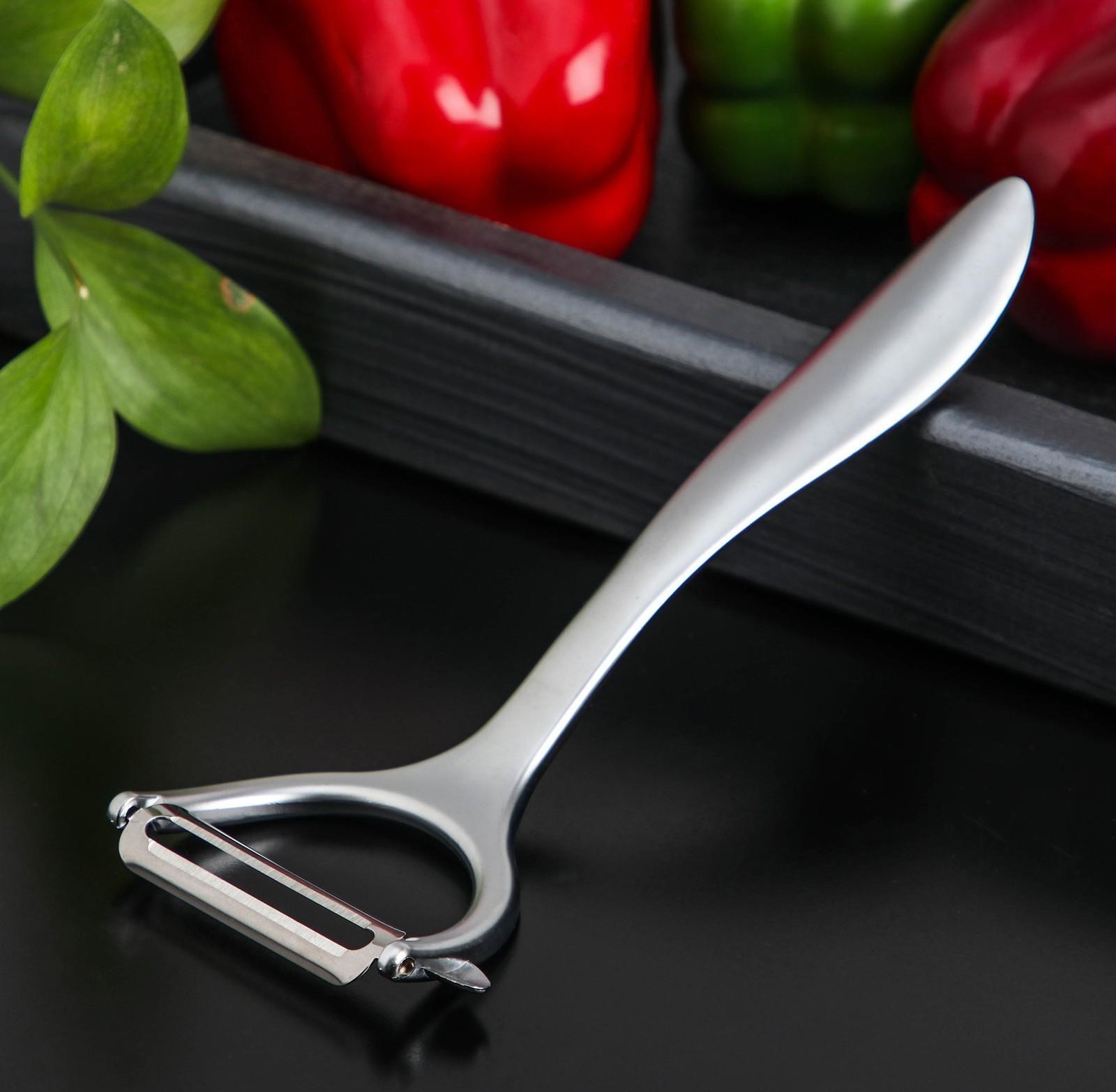 Овощечистка горизонтальная Magistro Volt, нержавеющая сталь, цвет хромированный