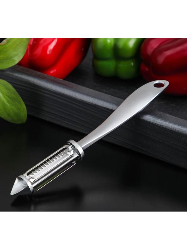 Овощечистка вертикальная Magistro Volt, нержавеющая сталь, цвет хромированный