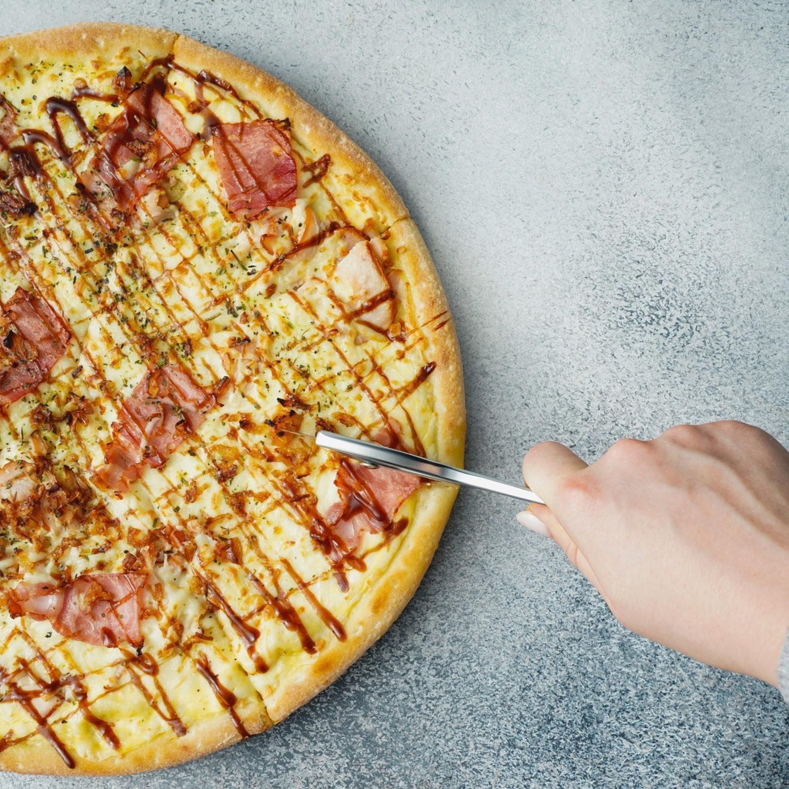 Нож для пиццы и теста Magistro Volt, нержавеющая сталь, цвет серебристый, хромированный