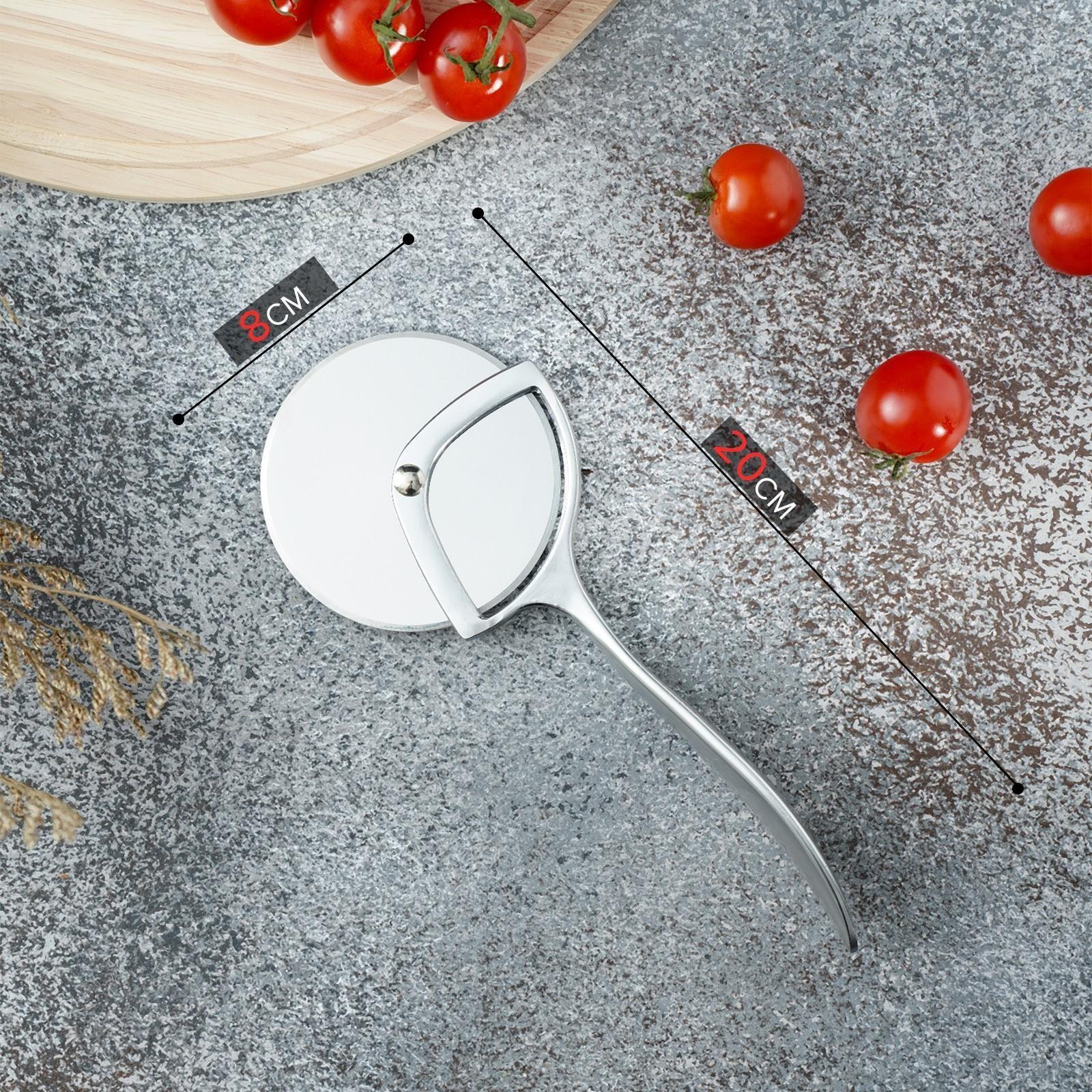 Нож для пиццы и теста Magistro Volt, нержавеющая сталь, цвет серебристый, хромированный