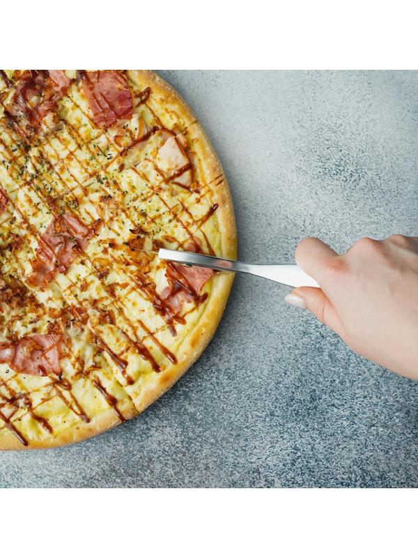 Нож для пиццы и теста Magistro Volt, нержавеющая сталь, цвет серебристый, хромированный