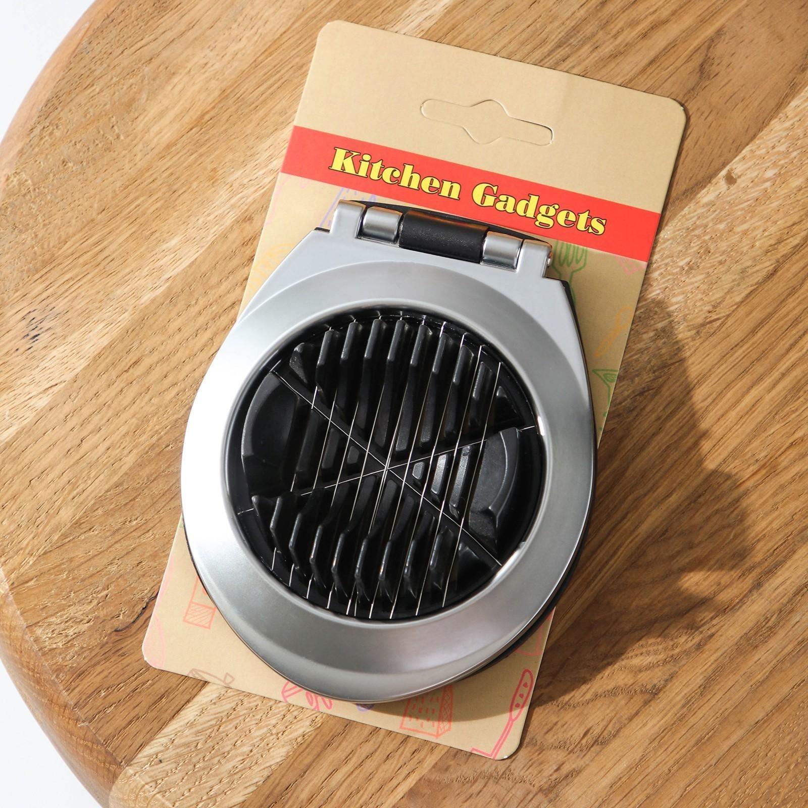 Яйцерезка Steel, 304 сталь, цвет хромированный, чёрный