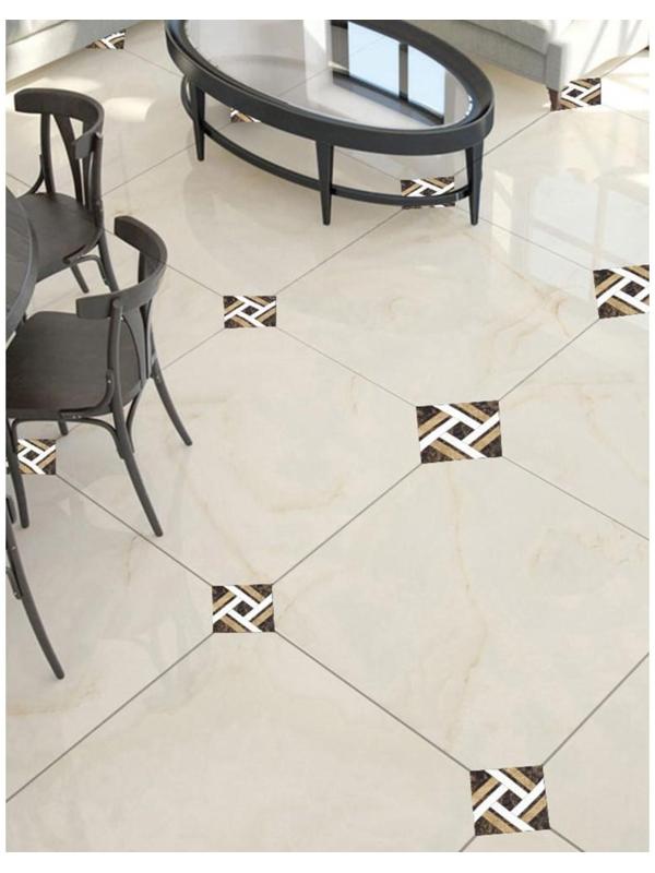 Наклейка стыковочная ПВХ для плитки напольной 8*8см, набор 36шт