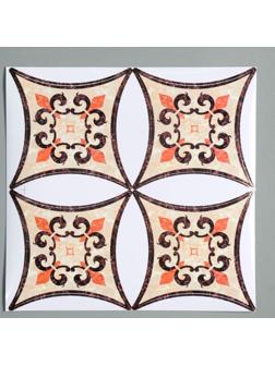 Наклейка стыковочная ПВХ для плитки напольной 8*8см, набор 36шт