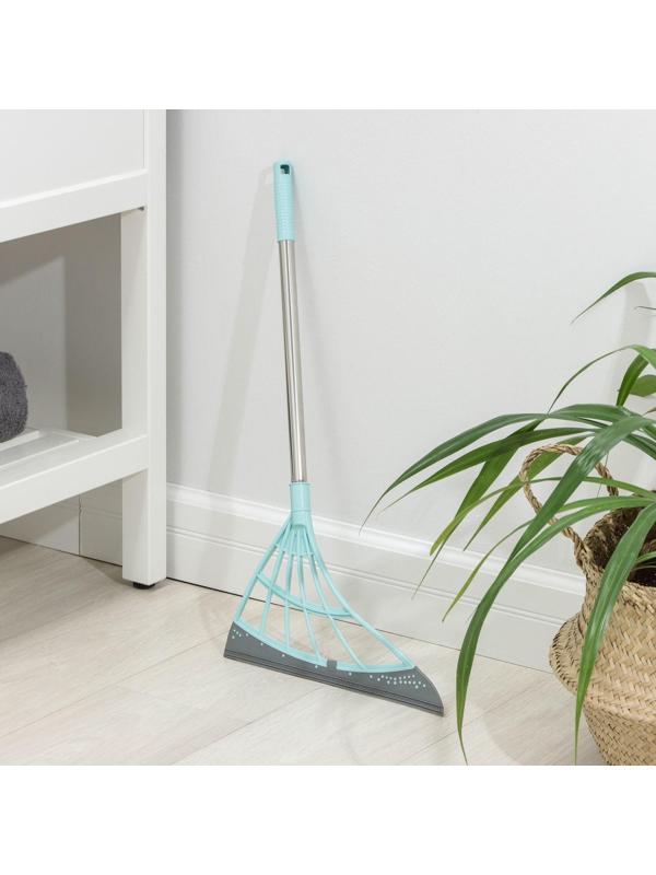 Водосгон с черенком из нержавеющей стали Доляна, 100×31 см