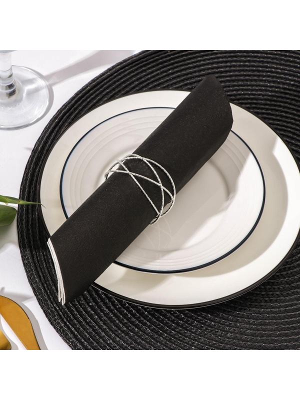 Кольцо для салфетки Universe, 5×5×2,5 см, цвет серебряный