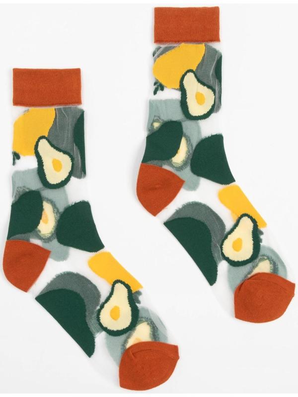 Носки женские MINAKU «Авокадо», размер 36-39 (23-25 см)