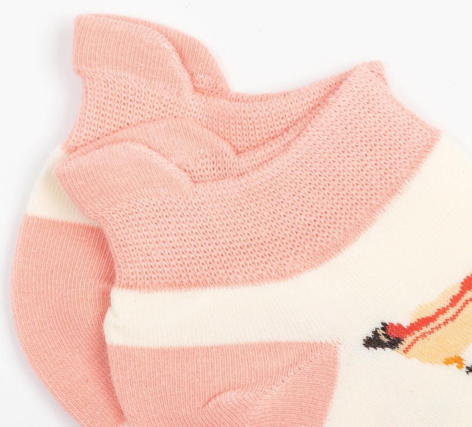 Носки женские MINAKU «Рисунки», цвет розовый, размер 36-39 (23-25 см)