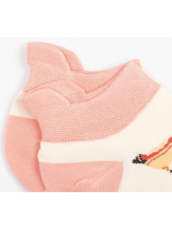 Носки женские MINAKU «Рисунки», цвет розовый, размер 36-39 (23-25 см)