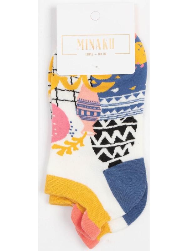 Носки женские MINAKU «Узор», размер 36-41 (23-27 см)