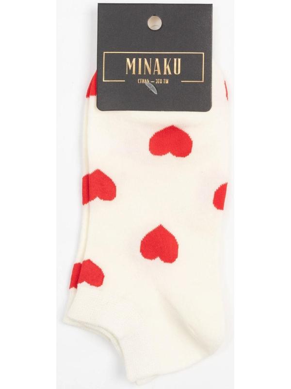 Носки MINAKU «Сердце», размер 36-39 (23-25 см)