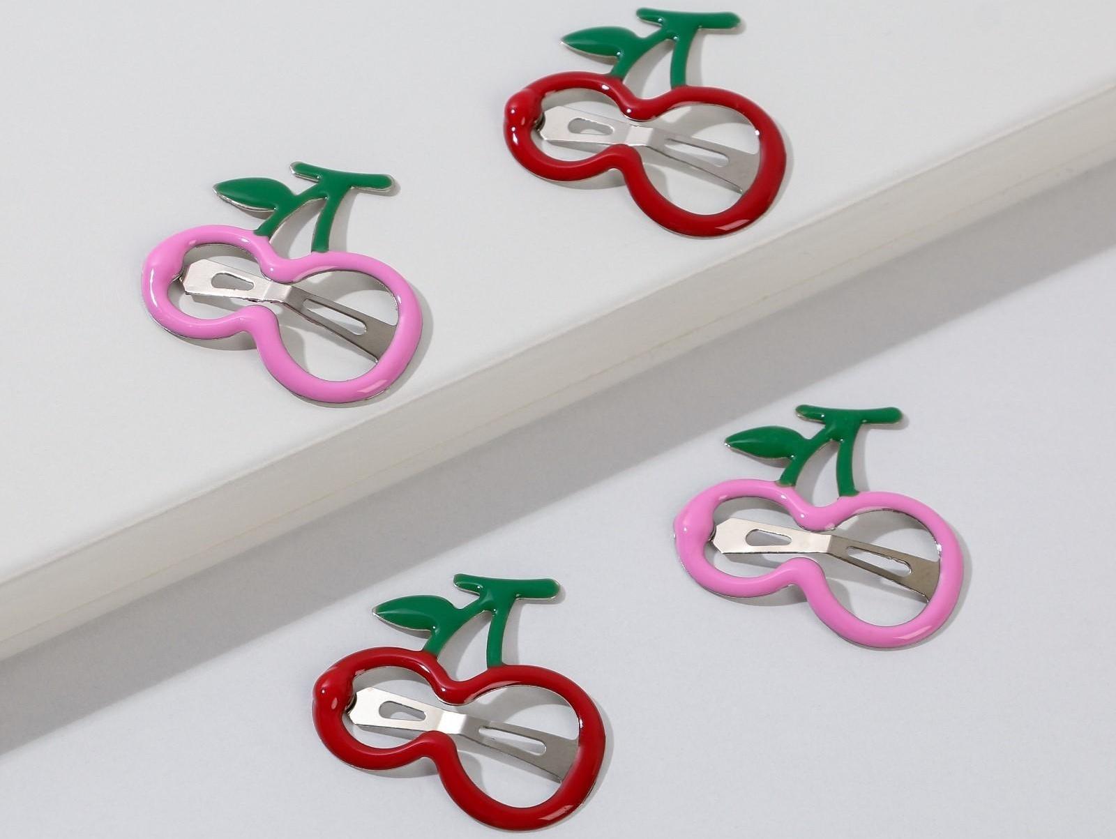 Заколки для волос детские «Твоя мода-твой стиль», 4 шт.