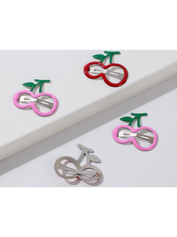 Заколки для волос детские «Твоя мода-твой стиль», 4 шт.