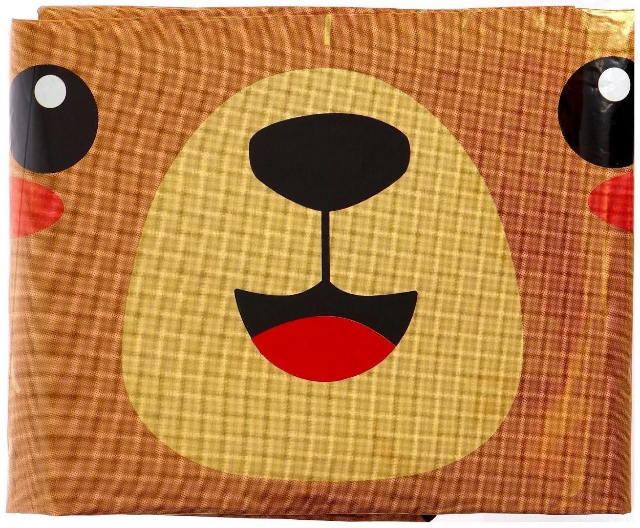 Шар фольгированный 33'' «Плюшевый мишка с сердцем», фигура