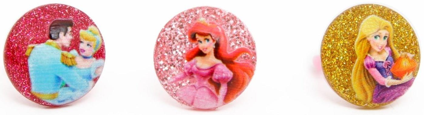 Набор колец на голографической подложке 