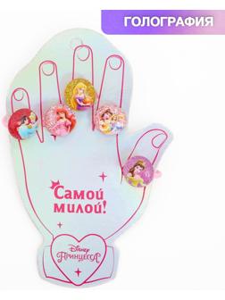 Набор колец на голографической подложке 