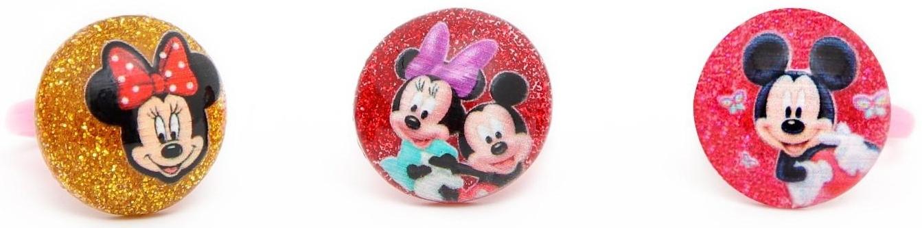 Набор колец на голографической подложке 