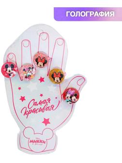 Набор колец на голографической подложке 