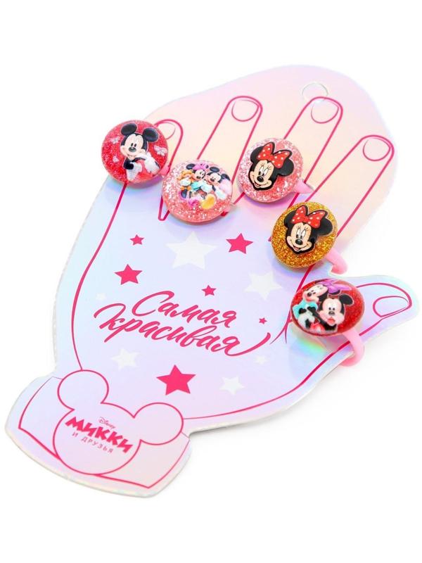 Набор колец на голографической подложке 