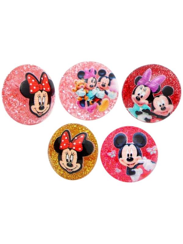 Набор колец на голографической подложке 