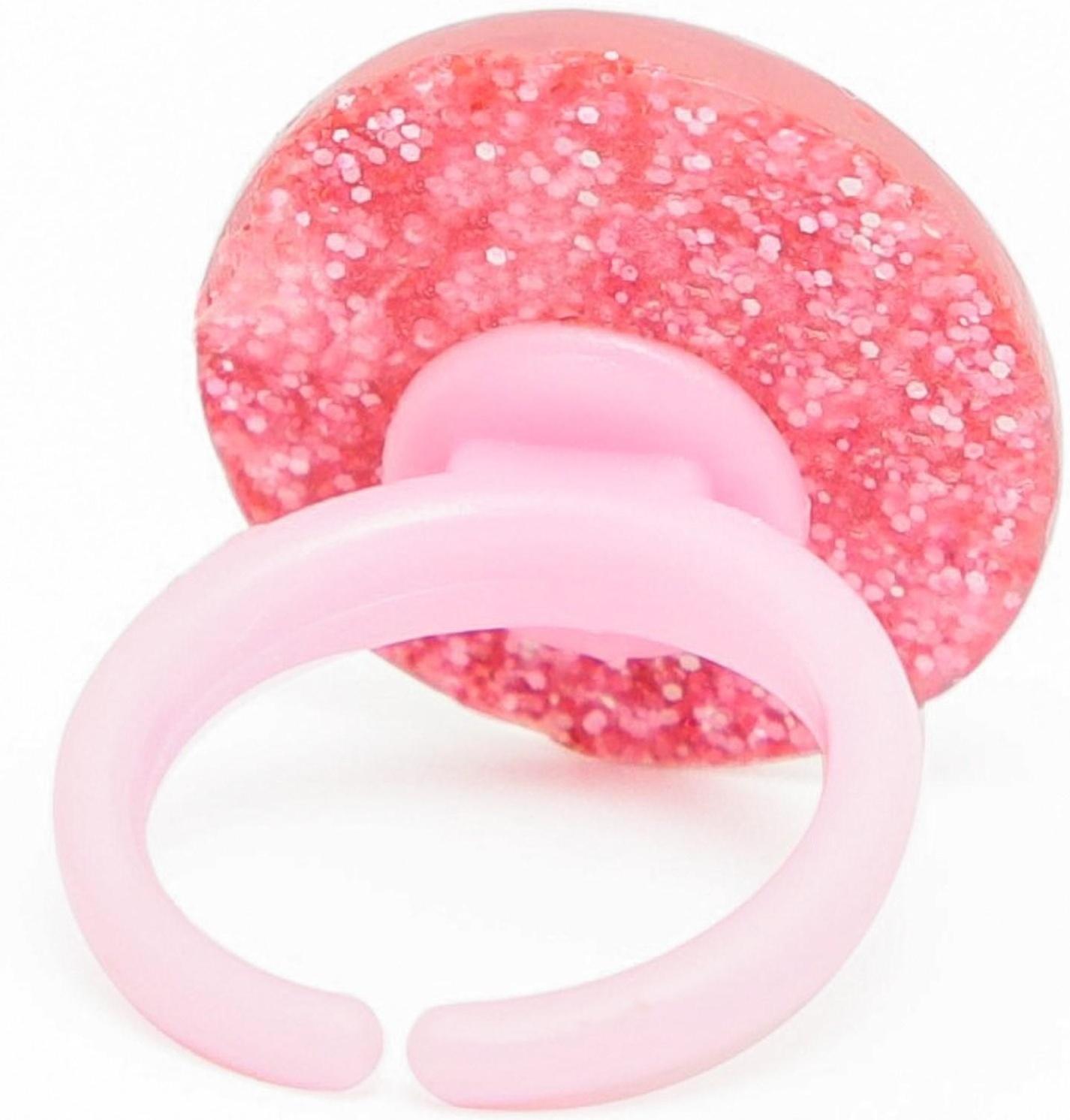 Набор колец на голографической подложке 3 шт, Минни Маус