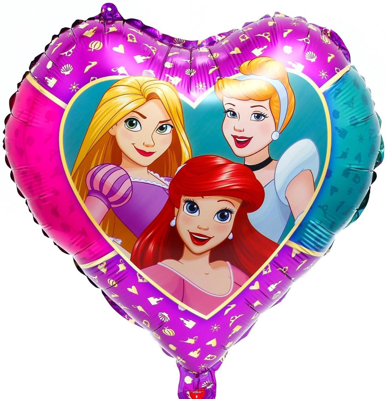 Шар фольгированный, Принцессы