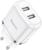 Сетевое зарядное устройство Hoco N4, 2 USB - 2.4 А, белый
