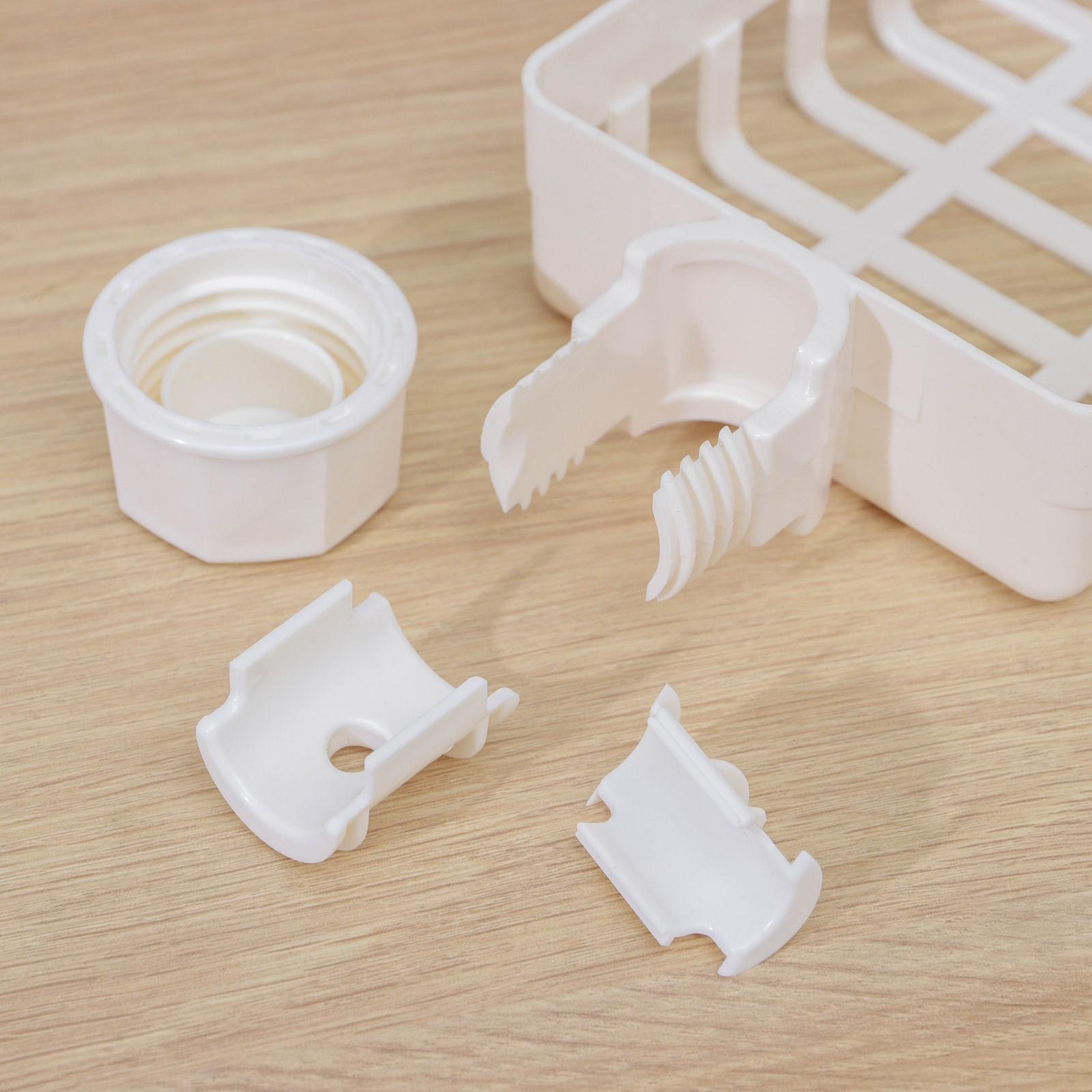 Держатель на раковину для губок, 24×11×5 см, цвет белый