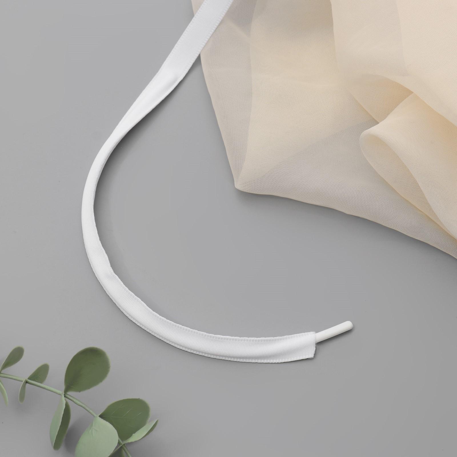 Лента тоннельная, двухстрочная, 10 мм, 10 ± 0,5 м, цвет белый