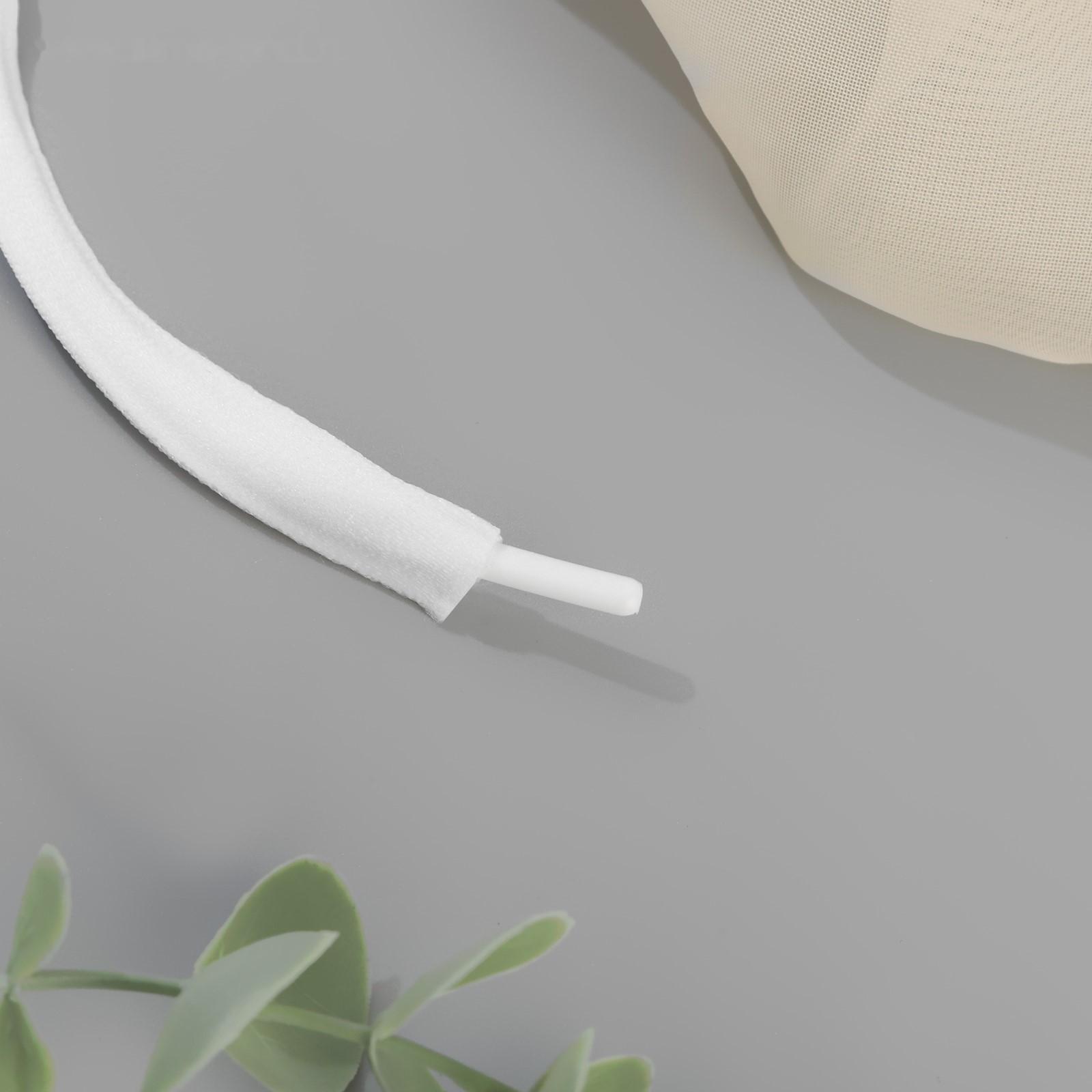 Лента тоннельная, двухстрочная, 10 мм, 10 ± 0,5 м, цвет белый