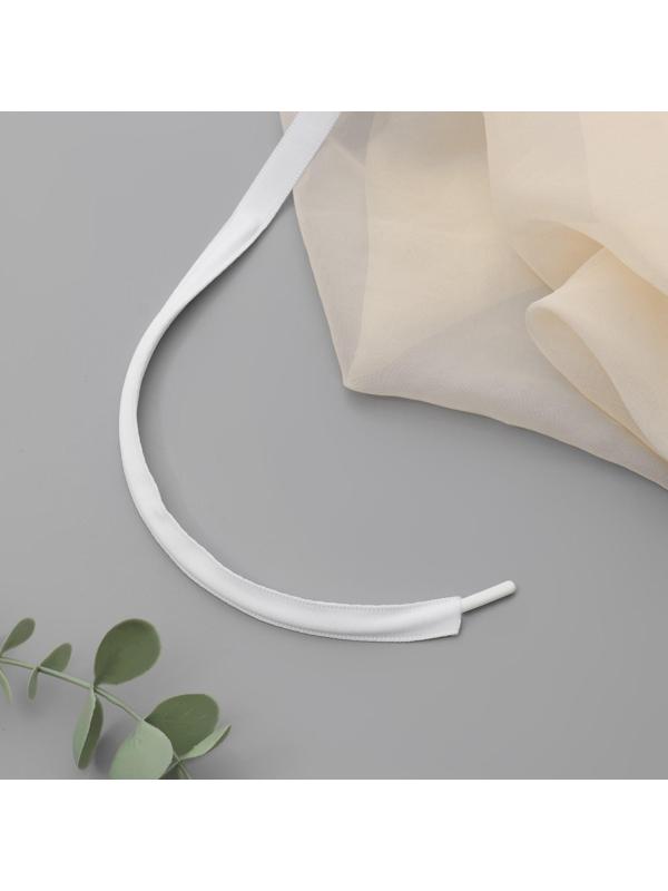 Лента тоннельная, двухстрочная, 10 мм, 10 ± 0,5 м, цвет белый