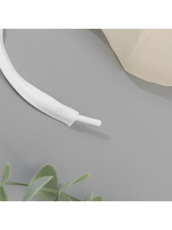 Лента тоннельная, двухстрочная, 10 мм, 10 ± 0,5 м, цвет белый