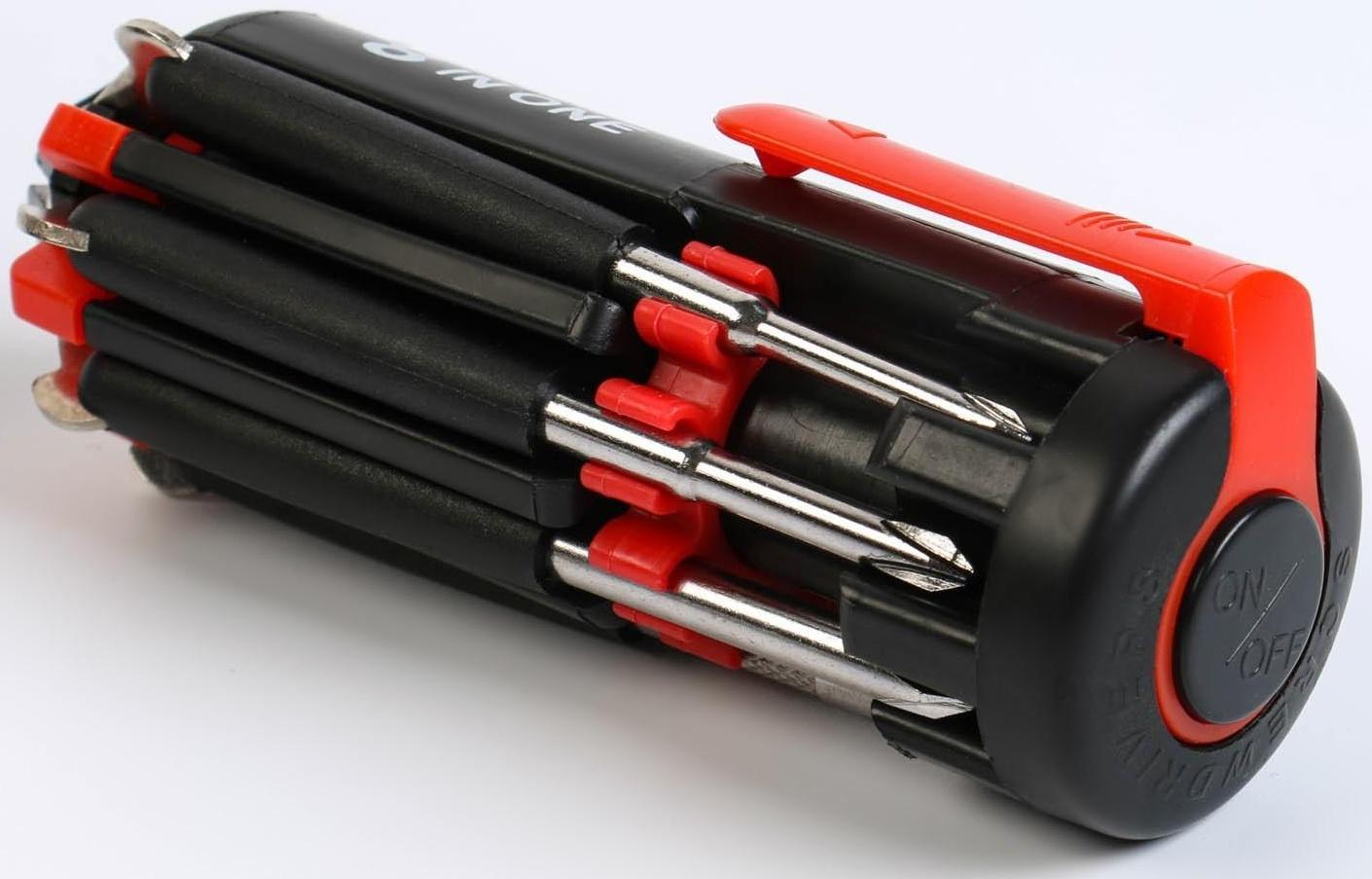 Фонарь многофункциональный, мультитул 8 в 1 