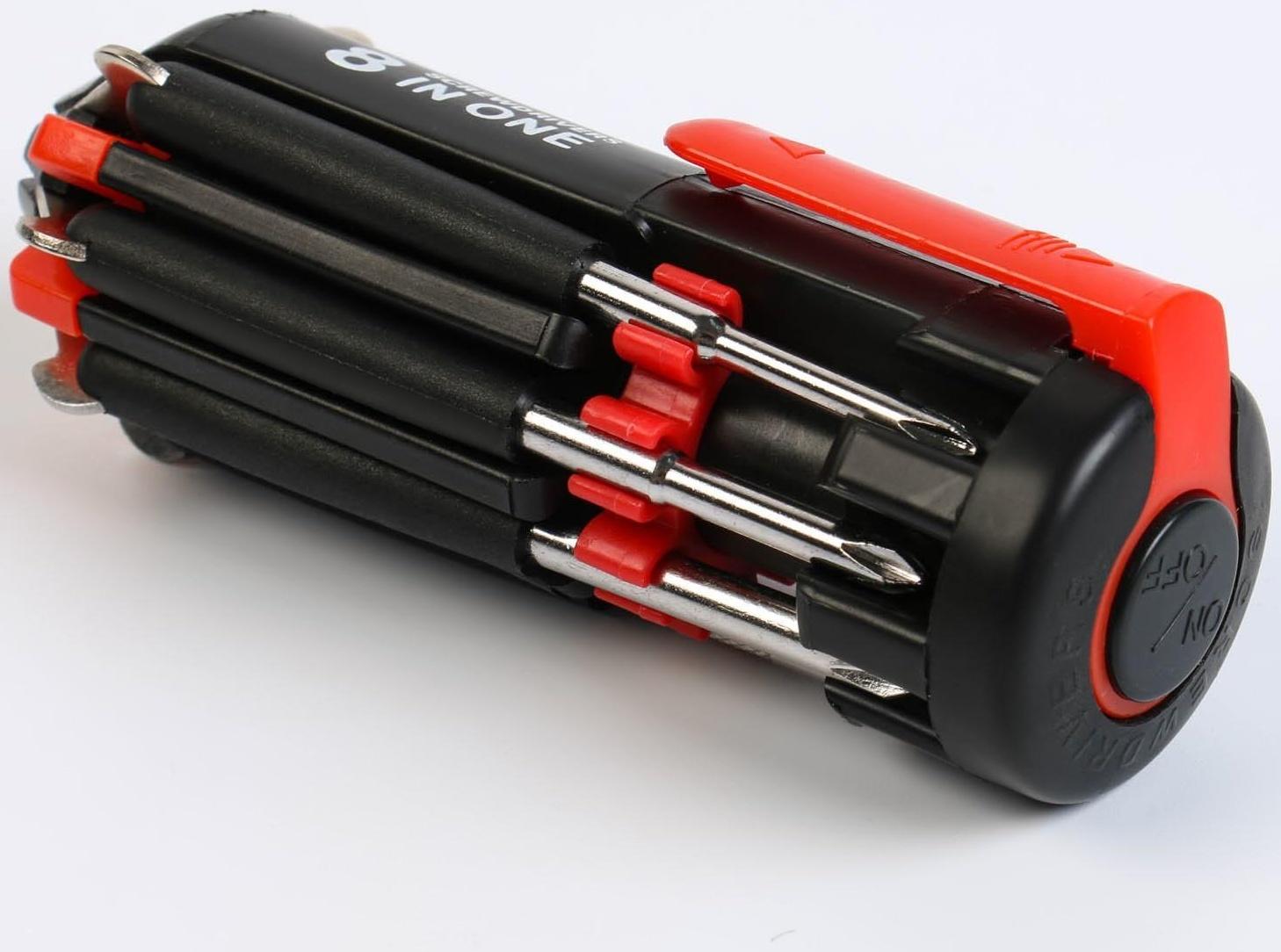 Фонарь-мультитул многофункциональный 